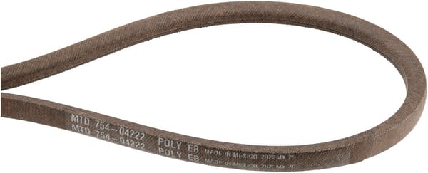 Courroie trapéz 1/2x96” poly — réf. 75404222