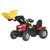 R61114 Massey Ferguson 8650 homlokrakodóval és légtömlős gumiabroncsokkal