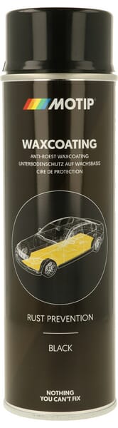 Ochranný prostředek proti korozi, na bázi vosku, černý, 500 ml