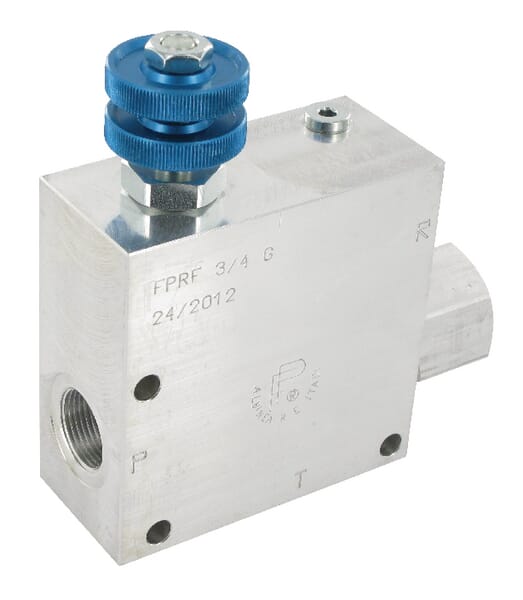 Průtokový regulační ventil 3cestný 3/4" 90-150 l/min