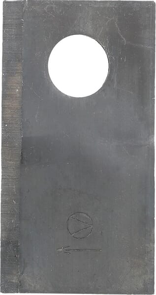 Couteaux de faucheuse droite 90 x 50 x 4mm alésage Ø 19mm Kramp · réf. 001448261KR