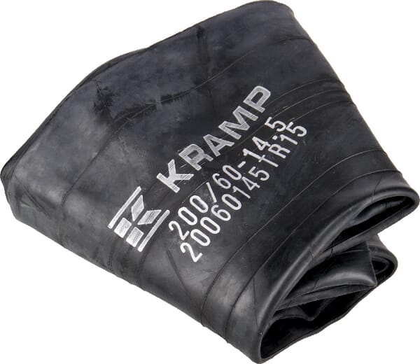 Chambre à air pour jante Ø 14.5", 200/60-14.5, valve droite TR15, Kramp — réf. 20060145TR15