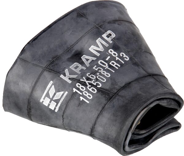 Chambre à air pour jante Ø 8", 18x6.50-8, valve droite TR13, Kramp — réf. 186508TR13