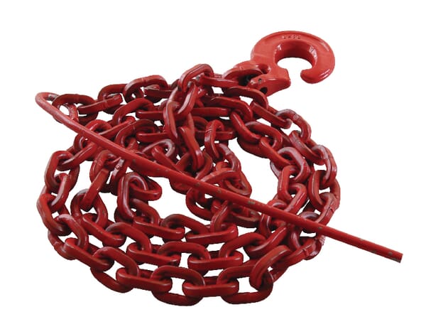 Řetěz čtyřhranný G8 s kluzným hákem a průvlečnou jehlou