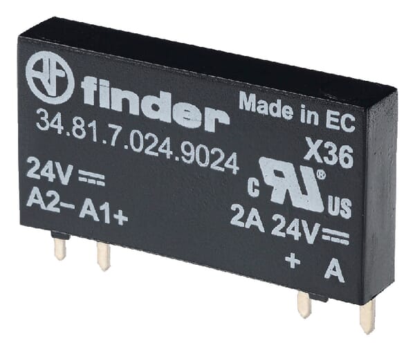 SSR, 12 Vcc, sort. 2 A 24 Vcc · réf. 348170129024