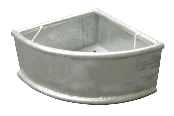 Rohový krmicí žlab, žárově pozinkovaný