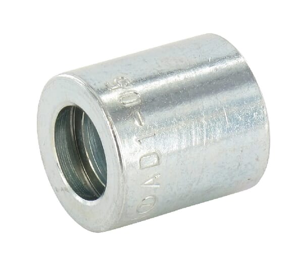 Jupe à sertir Ø29x30,5mm DN13 acier / zingué Alfagomma — réf. SFAD113