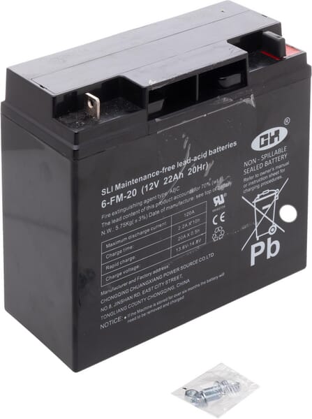 Batterie, 12V, 22AH · réf. 494458VA