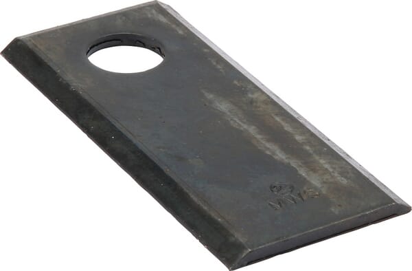 Lame de tondeuse G/D 110x45x4mm alésage Ø18,5mm Adapté pour Ylö, Nokka, Junkkari, Estre Pack de 25 · réf. MB11045185