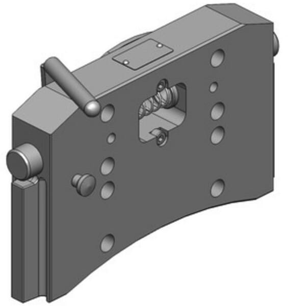 Plaque d'adaptation 320 mm H190 vue 2