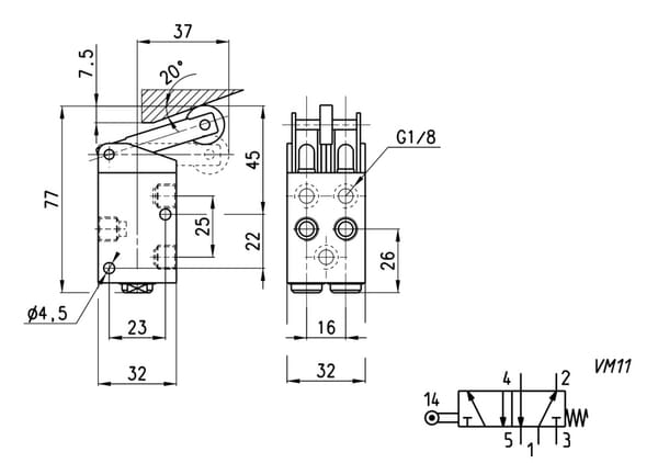 158-955  MECHANICAL POPPET vue 3