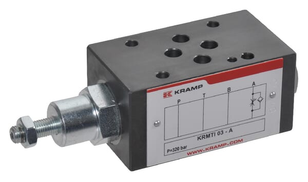 Clapet antiretour étrangl. NG6 vue 3