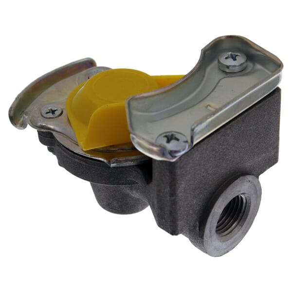 Tête d'attelage automatique M16x1.5 jaune — réf. T710410