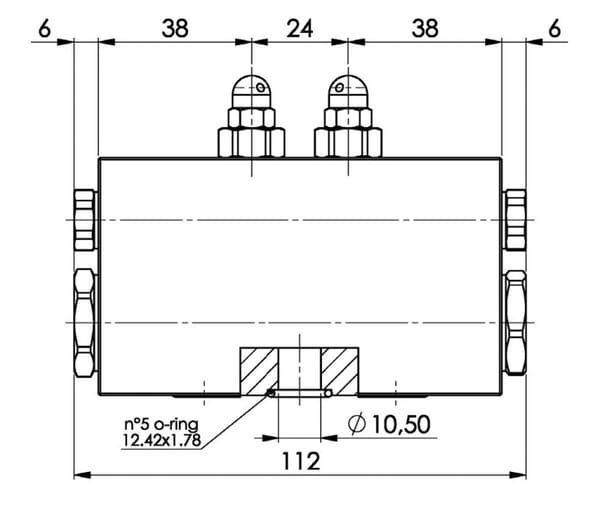 Vanne de commutation NG10 vue 6