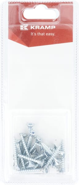 Vis pour panneaux d'aggloméré 4 x 30 mm (20) — réf. KRSPS430P20B