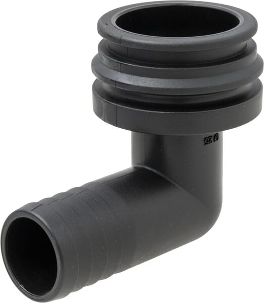 Raccord à fourche, femelle 90° AF5, embout de tuyau 25 mm · réf. 8420504