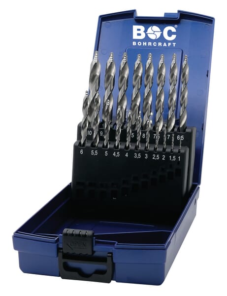 Sada kovových vrtáků TURBO STEP DIN 338 HSS-G s odstupňovanou geometrií