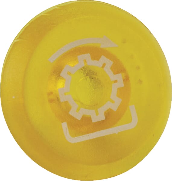 Symbole, transmission, rond, jaune — réf. 11410640PN