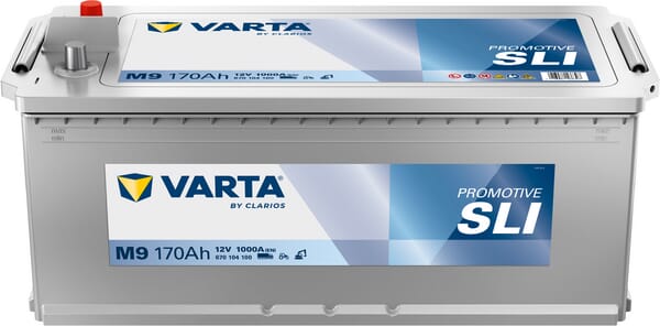 Batterie 12V 170Ah 1000A M9 VARTA Promotive SLI — réf. 670104100