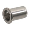 Plate blind rivet nuts, open, metric, A2 stainless steel — AISI 304