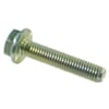 Self-locking hexagonal bolts with serrated flange, verbus hex serrated, metric class 100 zinc-plated