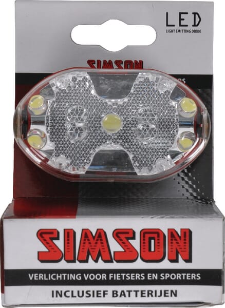 Phare avant LED batterie blanc — réf. 020756SIM