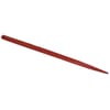 Loader tine, straight, double T section 35x760mm, pointed tip with Ø10.5 roll pin, red, SHW