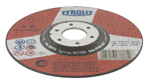 Disque de coupe 125x2 en acier inoxydable — réf. 367788
