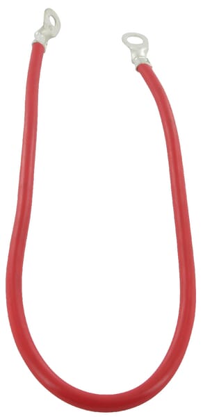 Câble de batteries rouge 50cm 2xoeillets 11,1 mm · réf. FGP012075