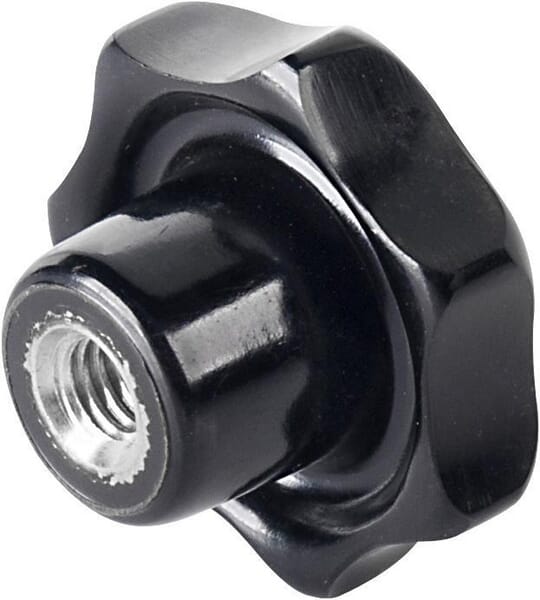 Poignée étoile de type K, Ø32 mm M6 · réf. 09713206