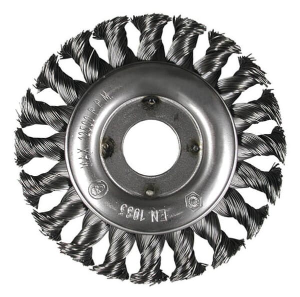 Kulatý ocelový kartáč s kroucenými ocelovými dráty