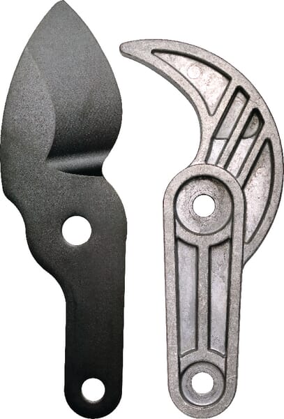 Čepel, spodní doraz a šroubky pro nůžky, L77