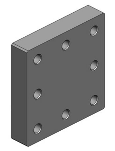 Plaque à souder vue 2
