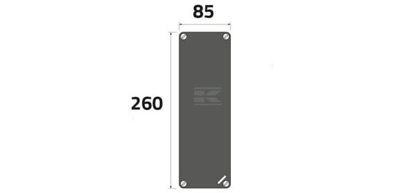 Boite à poussoirs aluminium vue 2