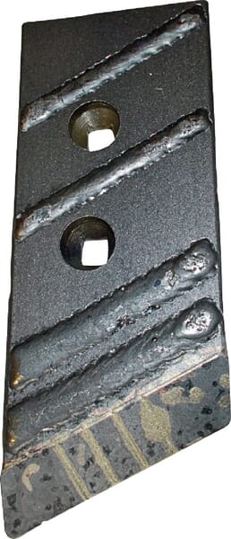 Pointe de charrue adaptée à RABEWERK — réf. PBR0102RG