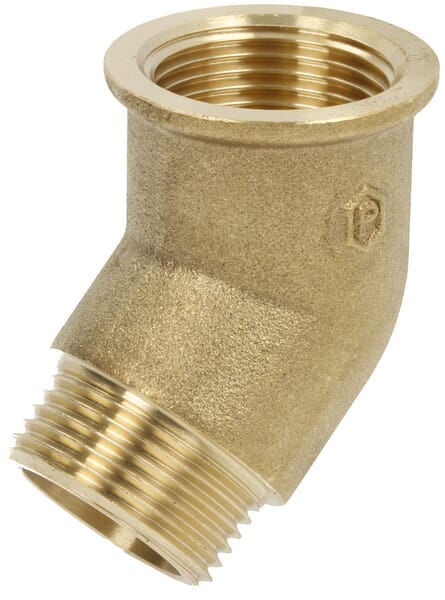 Coude en laiton F/M 3/4" 45° · réf. 34772