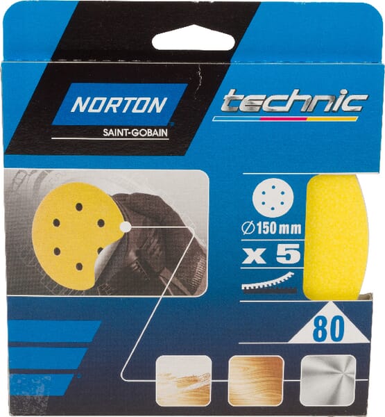 Papier abrasif 150 mm G80 (5x) · réf. 66261139297
