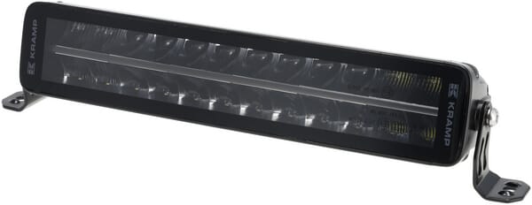 Barre lumineuse de travail LED, 120W, 10080lm, rectangulaire, 12/24V, blanc/orange, 358,4x70x78,6mm prise Deutsch, Combo, courbée, 24LED, E-BOOST — réf. LA10816