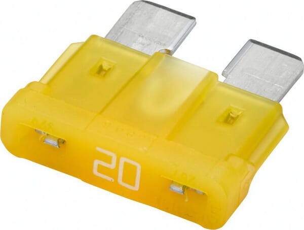 Fusible lame standard 32V 20A longueur 18,6mm jaune pack 50x Hella · réf. 8JS711688002