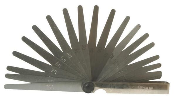 Jauge d’épaisseur 0,05 - 1,0mm, 20 lames · réf. HG620210
