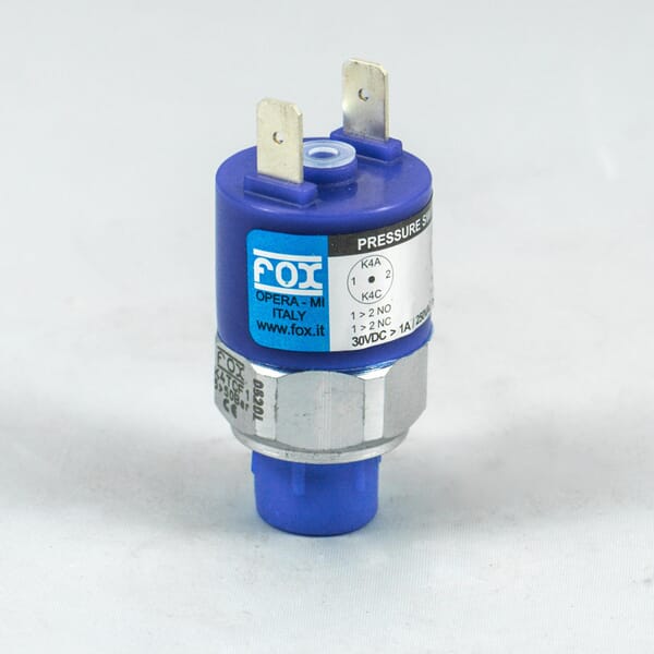 Bouton poussoir K4SP-nc 1/4" 1-12 bar · réf. K4SPC
