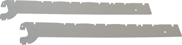 Konzola, 470 mm, šedý hliník, 2 ks