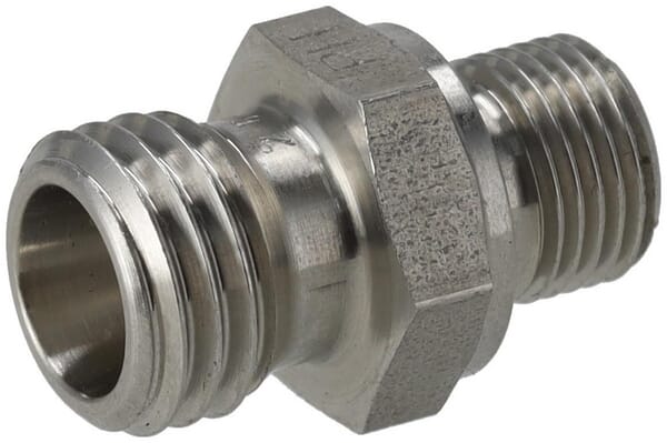 Raccord à filetage mâle 6L x 1/8" BSP SS · réf. GES6LR18SS