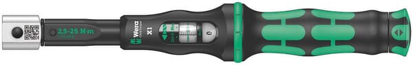 Clé dynamométrique X1 2,5-25 Nm · réf. 05075651001