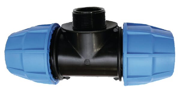 S16 Raccord en T 16x½" filet mâle · réf. 654730S