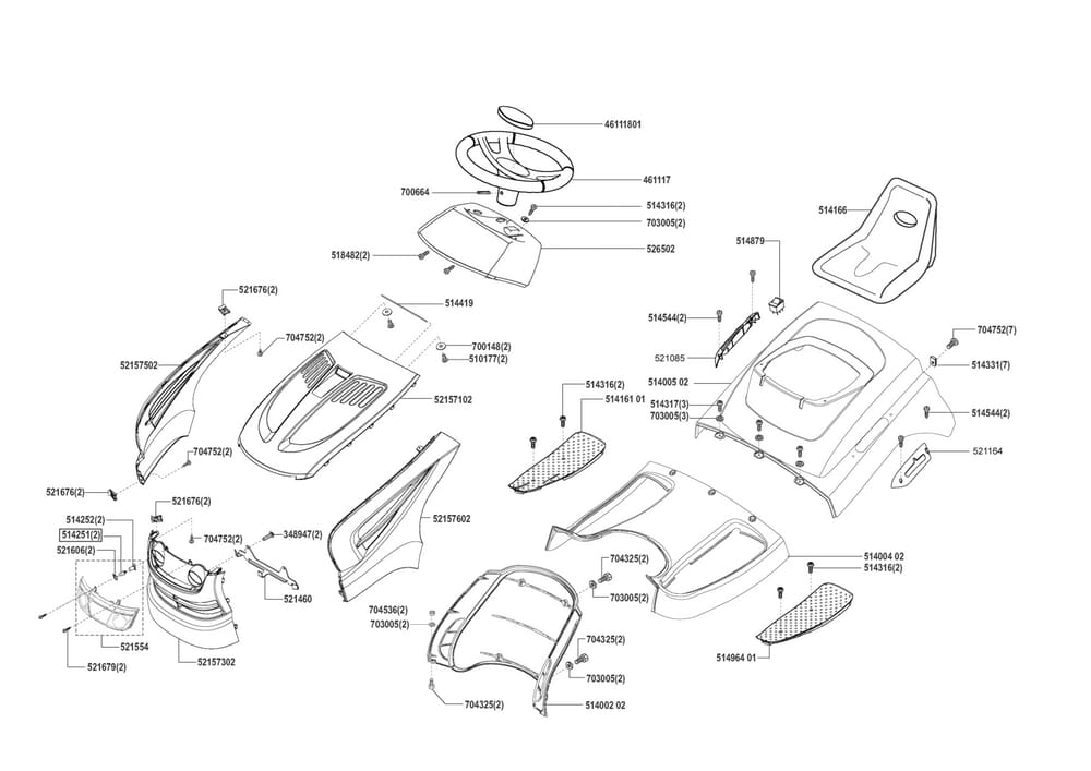 Karosérie pro AL-KO typ PowerLine T18-102HD