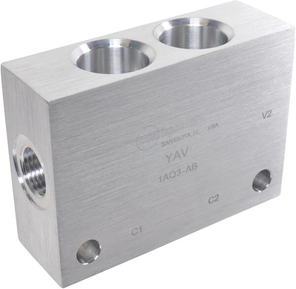 Carter en aluminium 1/2" YAV vue 2