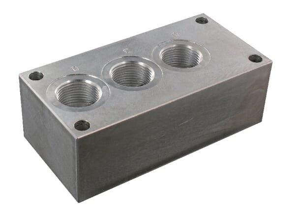 Bloc de retour 3x3/4" 1x1" vue 2