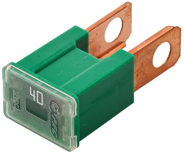 Fusible pal 40A longueur 15mm vert Hella · réf. 8JS740026241
