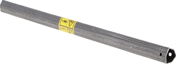 Tube profilé extérieur T50, triangulaire, 51,6 x 45,6 x 3 mm, L : 860 mm · réf. 152150212